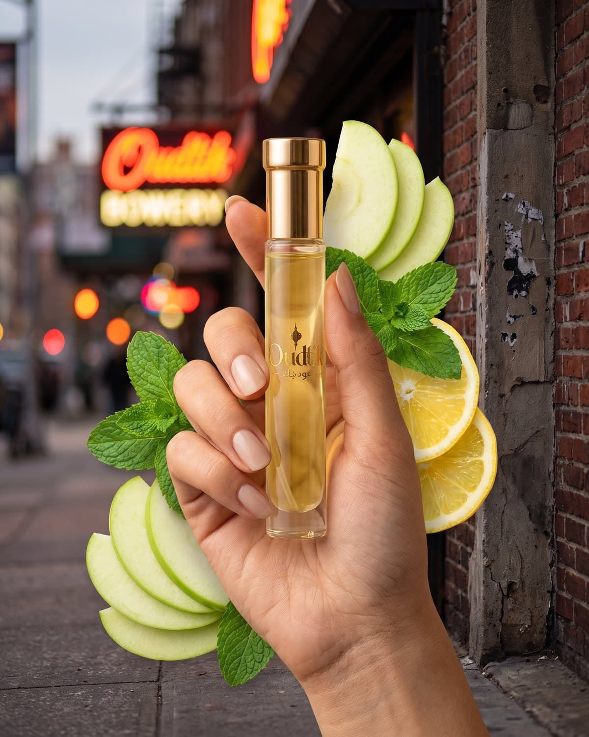 Bowery Mint fragrance bottle