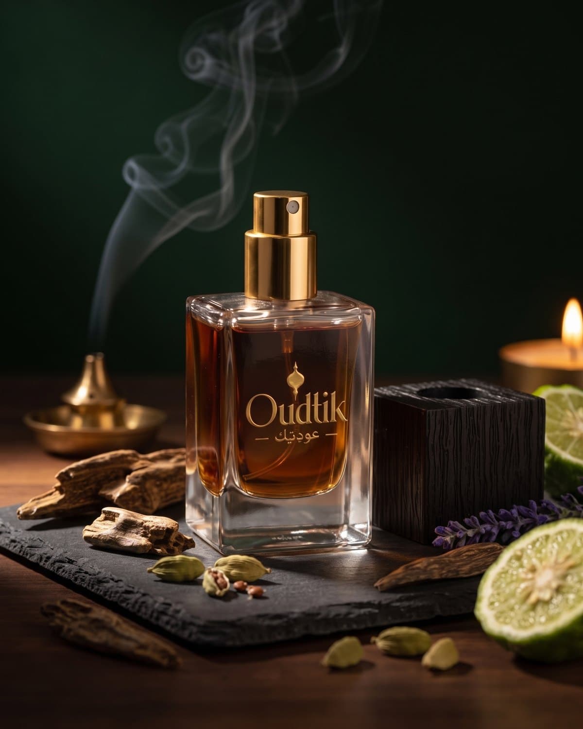 Cafune Oud fragrance bottle