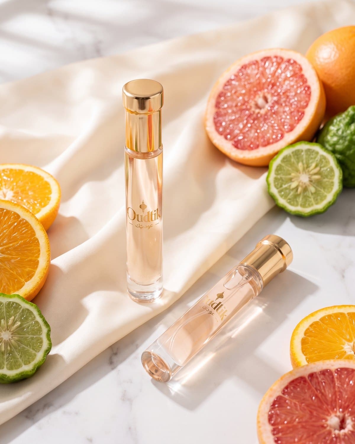 Citrus Patchouli fragrance bottle