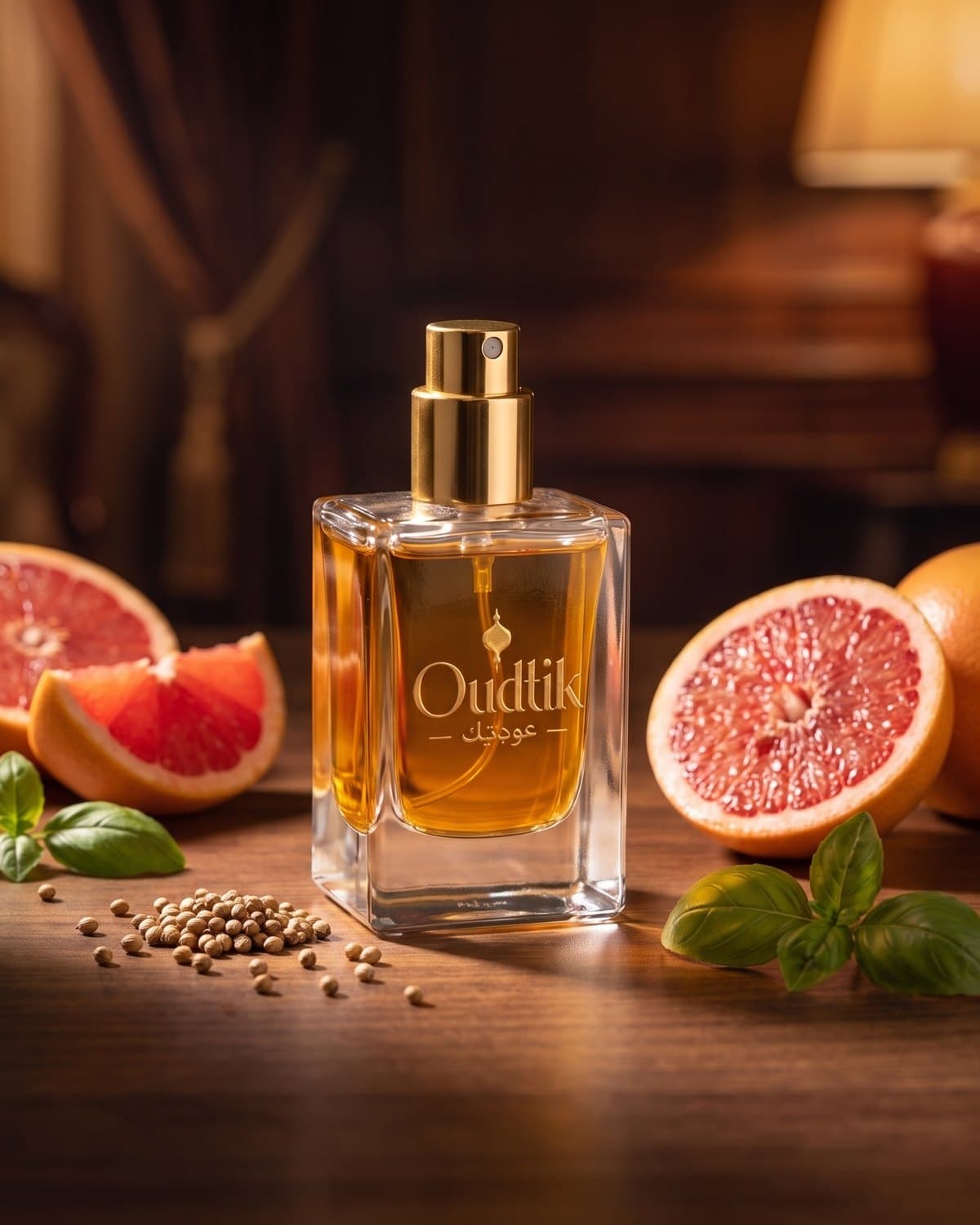 Ginger Amber fragrance bottle