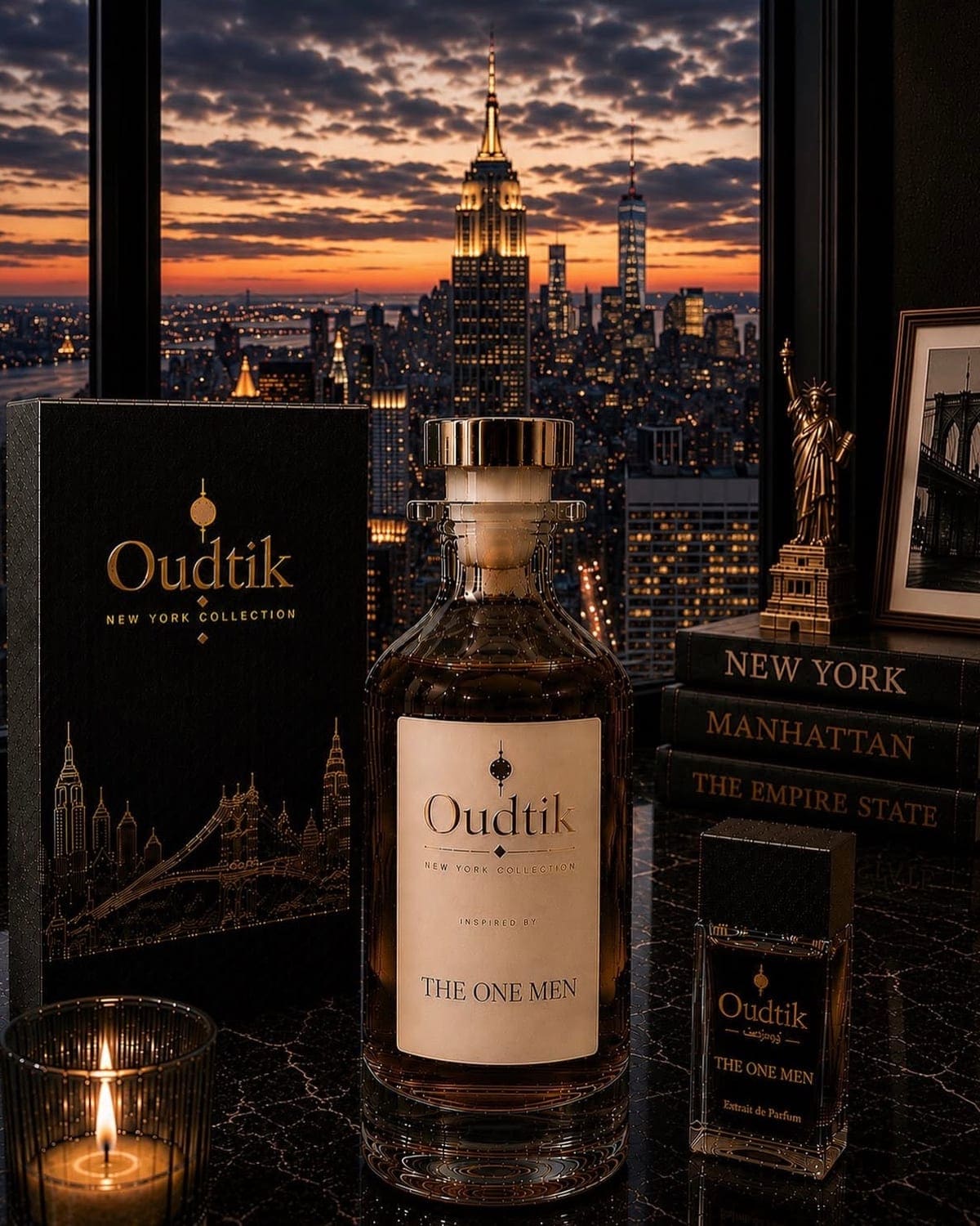 Ginger Amber fragrance bottle