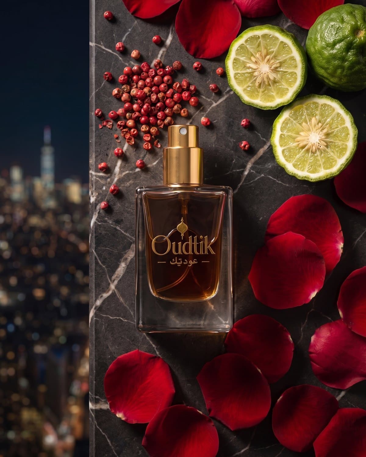 Manhattan Oud fragrance bottle